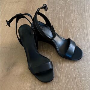 Chic Black Women's Sandals never worn